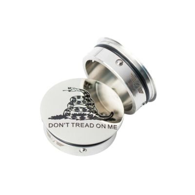 Figurati Designs ハーレー ツーリング スイングアームカバー ステンレス/Dont Tread On Me