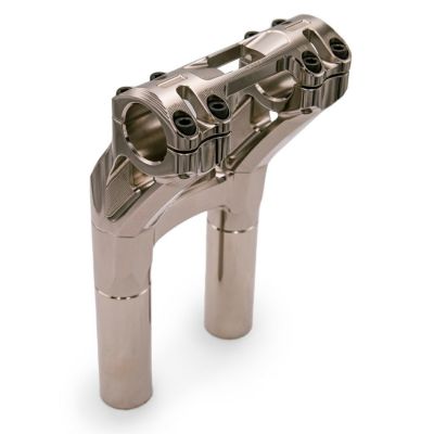 ハーレー SECTOR プルバックライザー(ワンピーストップクランプ) 8インチ ニッケル Roland Sands Design