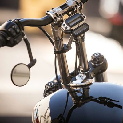 ハーレー SECTOR ストレートライザー(ワンピーストップクランプ) 11インチ ニッケル Roland Sands Design