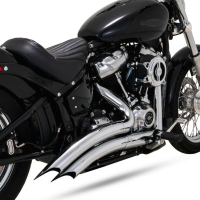 ハーレー M8 ソフテイル ビッグラディウス 2-2フルエキゾーストマフラー(PCX仕様) クローム Vance & Hines