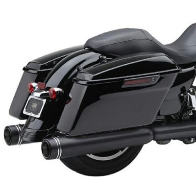 ハーレー M8ツーリング Gen2 NHシリーズ 4.5インチ スリップオンマフラー ブラック COBRA