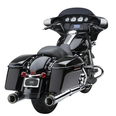 ハーレー M8ツーリング Gen2 NHシリーズ 4.5インチ スリップオンマフラー クローム COBRA