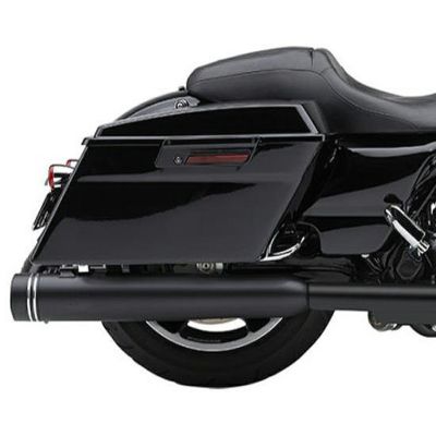 ハーレー 1995～2016 ツーリング Gen2 NHシリーズ 4.5インチ スリップオンマフラー ブラック COBRA