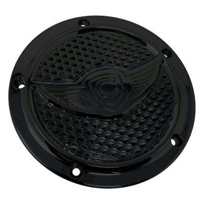 【SALE】ハーレー ツーリング、トライク ダービーカバー ダイアモンドバック ブラック Covingtons