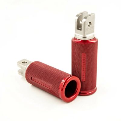 M8ソフテイル P16 フットペグ レッド POWERPLANT
