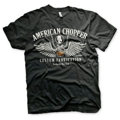 American Chopper ハンドルバー Tシャツ ブラック