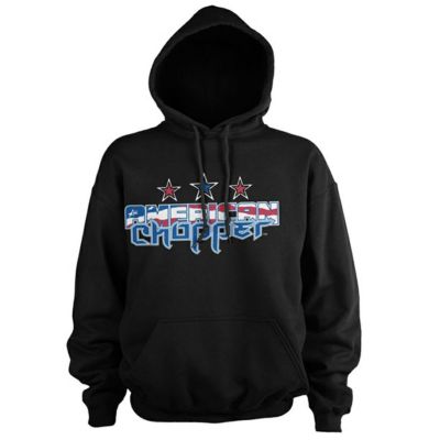 American Chopper フラッグロゴ フーディー ブラック