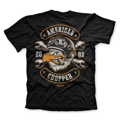 American Chopper シガーイーグル Tシャツ ブラック