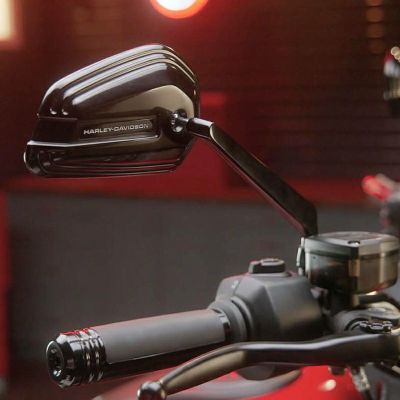 ハーレー ナイトスター RH975、スポーツスターS、パンアメリカ エンパイアミラーセット ブラック