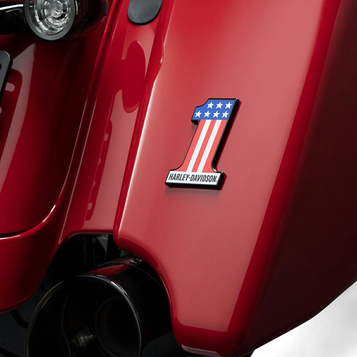 ハーレー ナンバーワンロゴ デコラティブ メダリオン |ハーレーパーツ