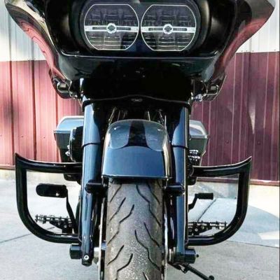 ハーレー CVOロードグライド 1.5インチ径チョップドエンジンガード ブラック Siouxicide Choppers