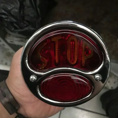 ハーレー STOPサイン フォードモデルAレプリカ デュオランプ テールライト ポリッシュ TC Bros