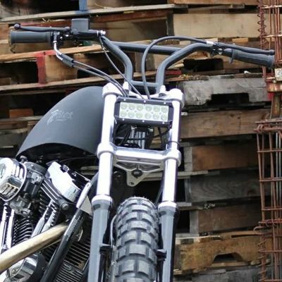 ハーレー 1インチ径 BMXハンドルバー(ディンプル無) ブラック TC Bros