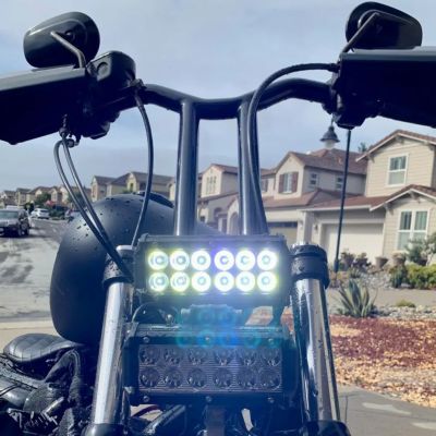 ハーレー LED デュアルヘッドライト TC Bros