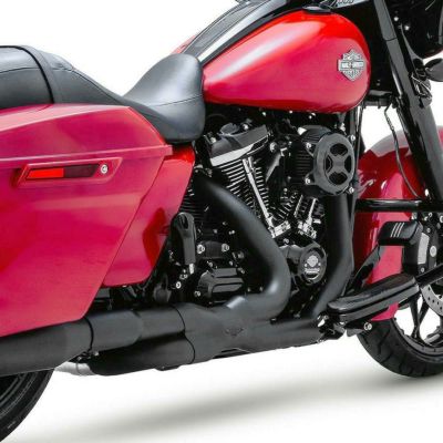 【SALE】ハーレー M8 ツーリング パワーデュアル フルエキゾーストヘッダー PCX仕様(マットブラック) Vance & Hines