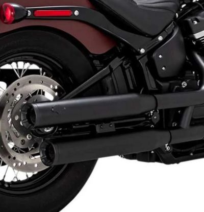 【セール】Vance & Hines 46312 ハーレー M8 ソフテイル エリミネーター300 スリップオンマフラー(ブラック) PCX仕様
