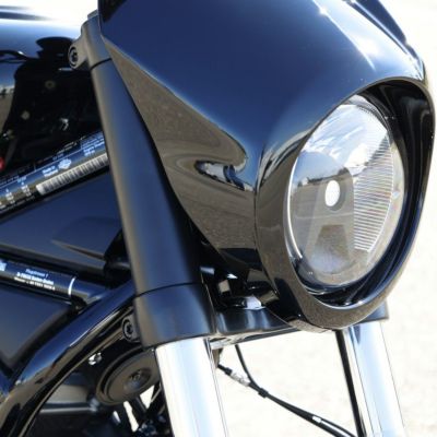 ハーレー ナイトスター アッパーフォークカバー(マットブラック) Ricks Motorcycles