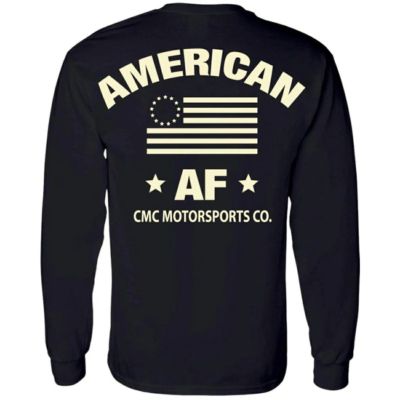 CMC AMERICAN AF ロングスリーブTシャツ(ブラック)