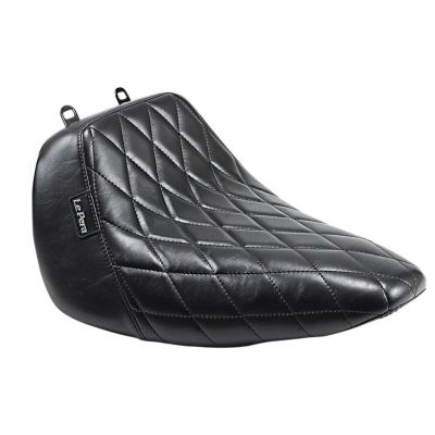 【SALE】M8ファットボーイ ベアボーンズ ソロシート ダイアモンドステッチ Le Pera