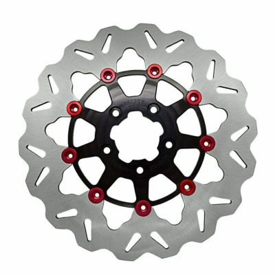 ガルファー WAVE フローティング ローター リア 11.5インチ ブラック/レッド