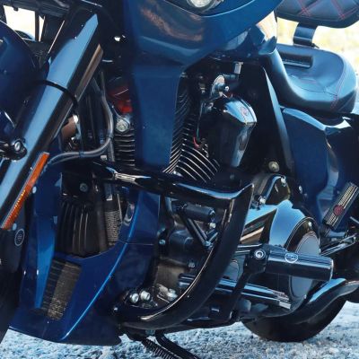 2008以降 ツーリング Maverick ハイウェイバー エンジンガード グロスブラック KST Kustoms
