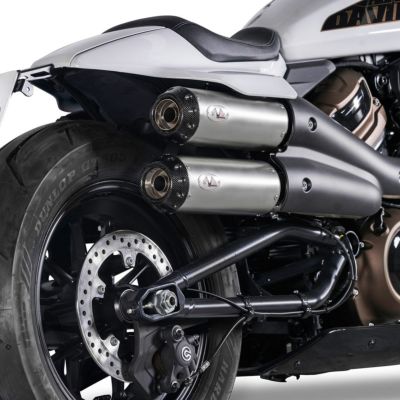 スポーツスターS トラッカー レーシング スリップオンマフラー(シルバー) VPERFORMANCE
