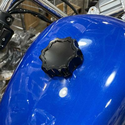 IVガスキャップ V2 ブラックアルマイト Speed Kings