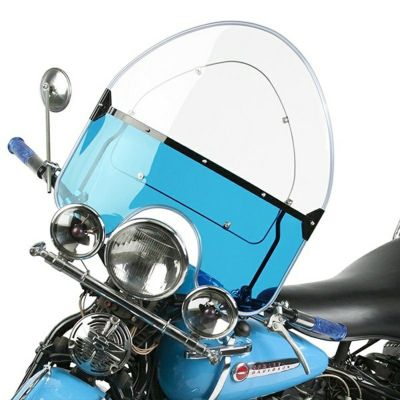 ヘリテージライン ヴィンテージスタイル ウインドシールド ブルー Beaded National Cycle