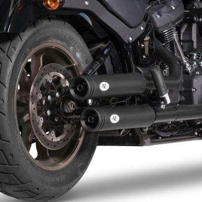M8 ソフテイル ヘリテイジクラシック ストレートエンド EURO5 スリップオンマフラー(ブラック) VPERFORMANCE