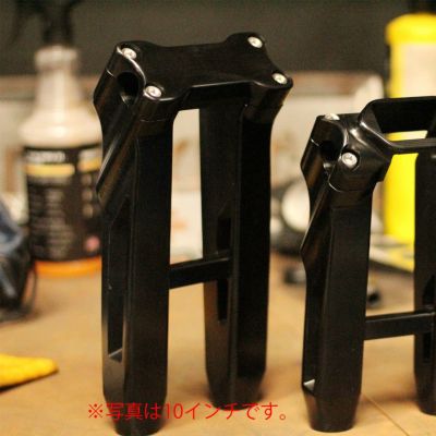 Aniston ライザー スタンダードクランプ 12インチ ブラック Speed Kings