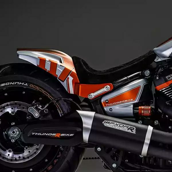 2019～2020 FXDRS用サイドカバーキット グロスブラック Thunder