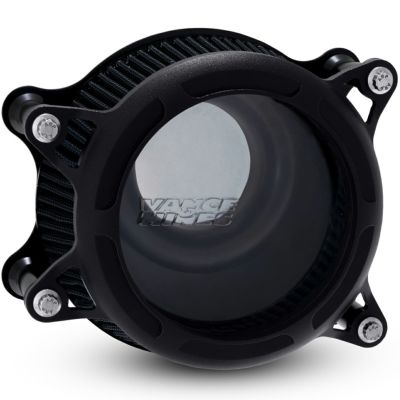 【SALE】M8 ツーリング、ソフテイル、トライク用 VO2 インサイト ハイフローエアクリーナー(リンクルブラック) Vance&Hines