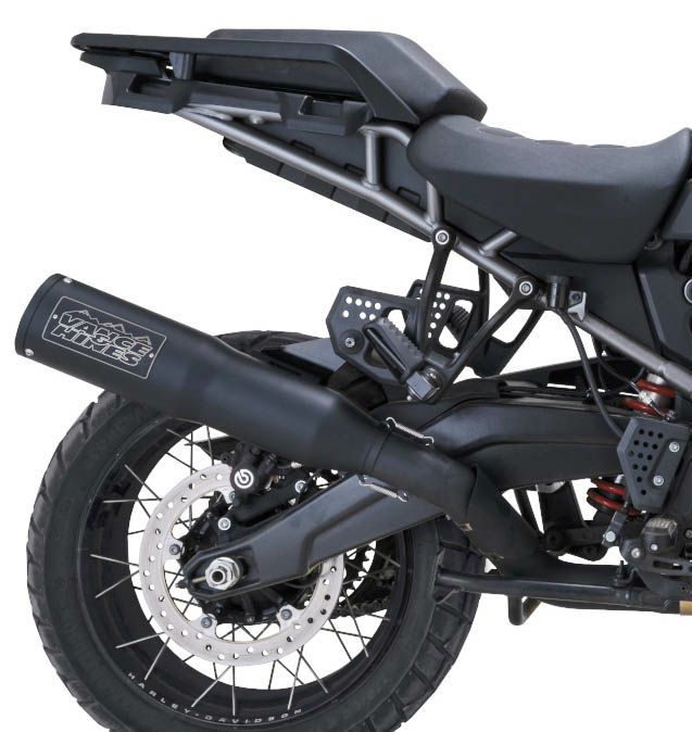 パンアメリカ ハイアウトプット450 スリップオンマフラー(ブラック 