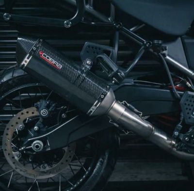 パンアメリカ ハーフフルエキゾーストマフラー/カーボンCOMPサイレンサー Cobra Sport
