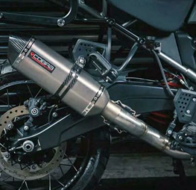 パンアメリカ ハーフフルエキゾーストマフラー/チタンCOMPサイレンサー Cobra Sport