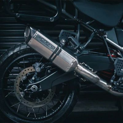 パンアメリカ ハーフフルエキゾーストマフラー/チタンCOMPサイレンサー(消音バッフル付) Cobra Sport