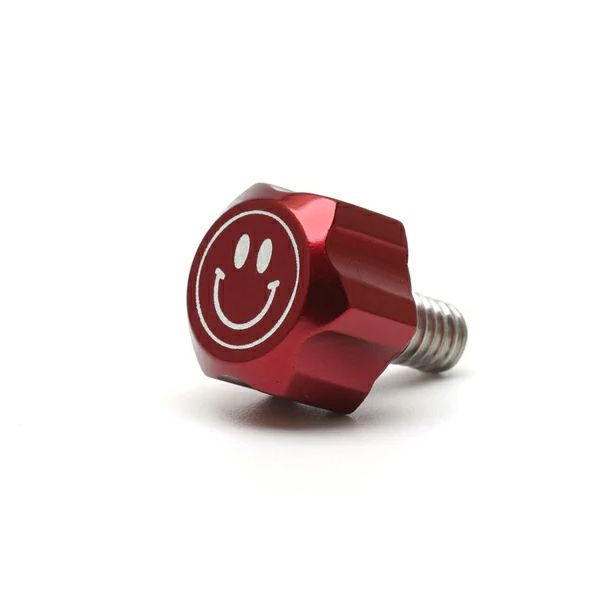 スター シートスクリュー 「HAPPY」 レッド San Diego Customs