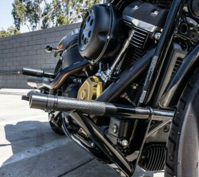 Burly Brand M8ソフテイル Brawler Kits クラッシュバー 前後セット ブラック
