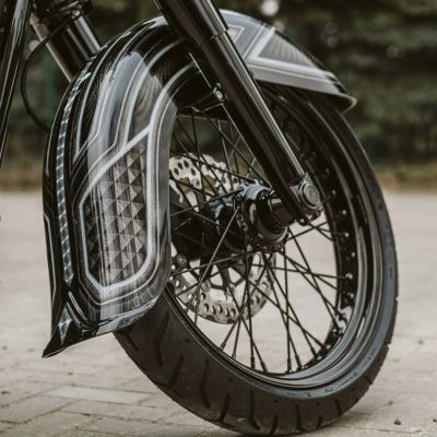 FLHC/S、FLDE、FLSL クラシック フロントフェンダー Killer Custom