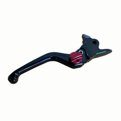 2015年以降ソフテイル用 アジャスタブル ブレーキレバー スタンダード ブラック/レッド オベロン