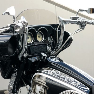 【セール】FLHT、FLHX ELEV8 ハンドルバー 14インチ クローム CMC