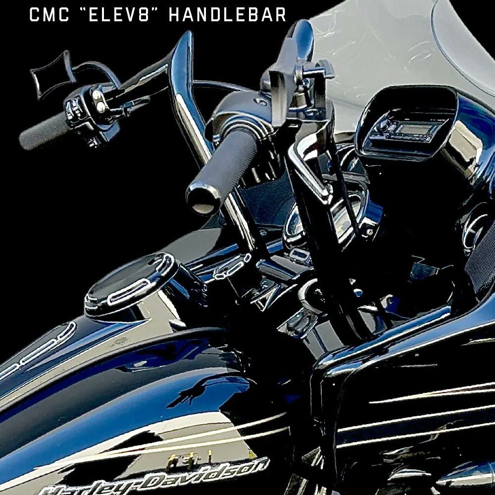2015以降ロードグライド ELEV8 ハンドルバー 14インチ クローム CMC 9