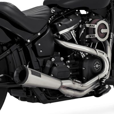 【セール】M8ソフテイル UPSWEEP 2-1 フルエキゾーストマフラー (ステンレス) PCX仕様 Vance & Hines