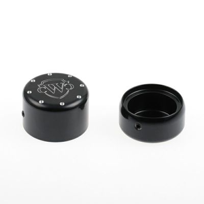 M8 ソフテイル用リア アクスルカバー ロゴ有り グロスブラック Cult Werk
