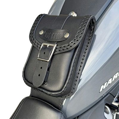 ナイトスター RH975 SMART レザータンクバッグ (ブラック/レッド) Ends 