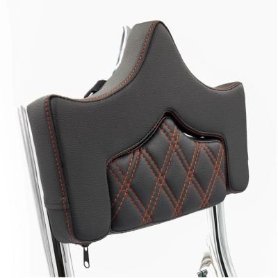 2009～ツーリング エルレイ バックレスト用 ラージパッド レッドステッチ CMC