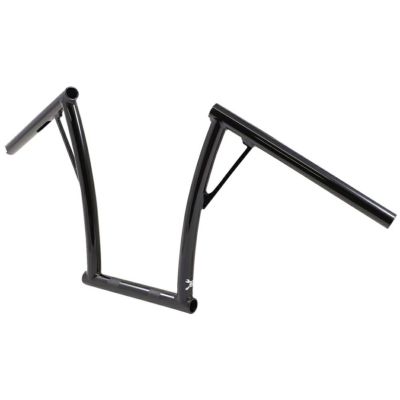 1インチ径 ハンドルバー VIEJO 13インチ高 ブラック BURLY BRAND