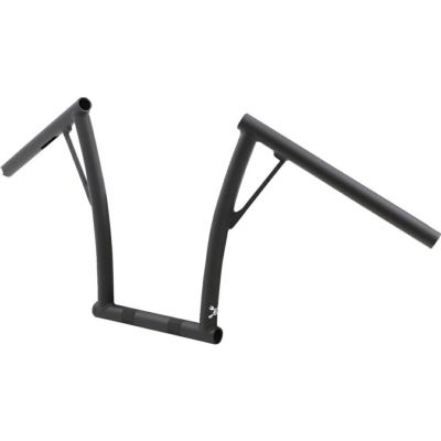 1インチ径 ハンドルバー VIEJO 13インチ高 フラットブラック BURLY BRAND