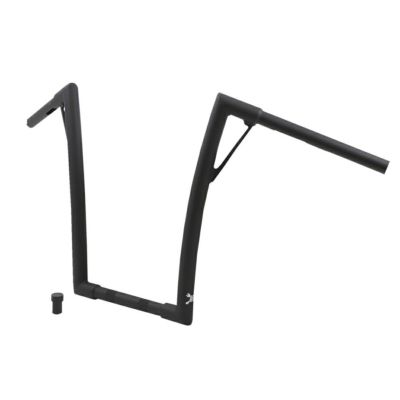 1.25インチ径 ハンドルバー LOUIE 16インチ高 フラットブラック BURLY BRAND