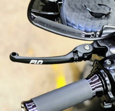 FLO アジャスタブル レバー左右セット ブラック ツーリングモデル用